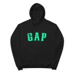 Black Yeezy Gap Balenciaga Dove Green Logo Hoodie