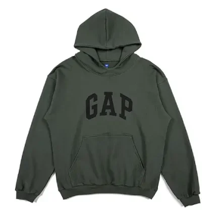 Dark Green Yeezy Gap Balenciaga Dove Hoodie