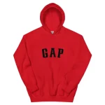 Red Yeezy Gap Balenciaga Dove Logo Hoodie